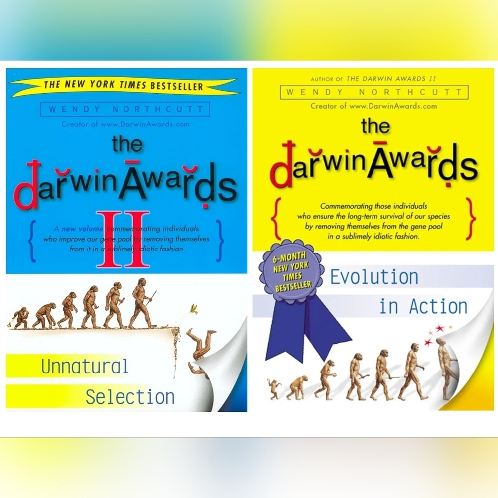 The Darwin Awards & The Darwin Awards II Books  New York Times Bestsellers